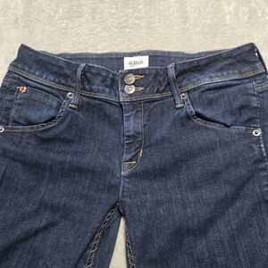 Hudson Jeans Collin Skinny Womens Sz 28 Blue Dark Wash Stretch Preppy City